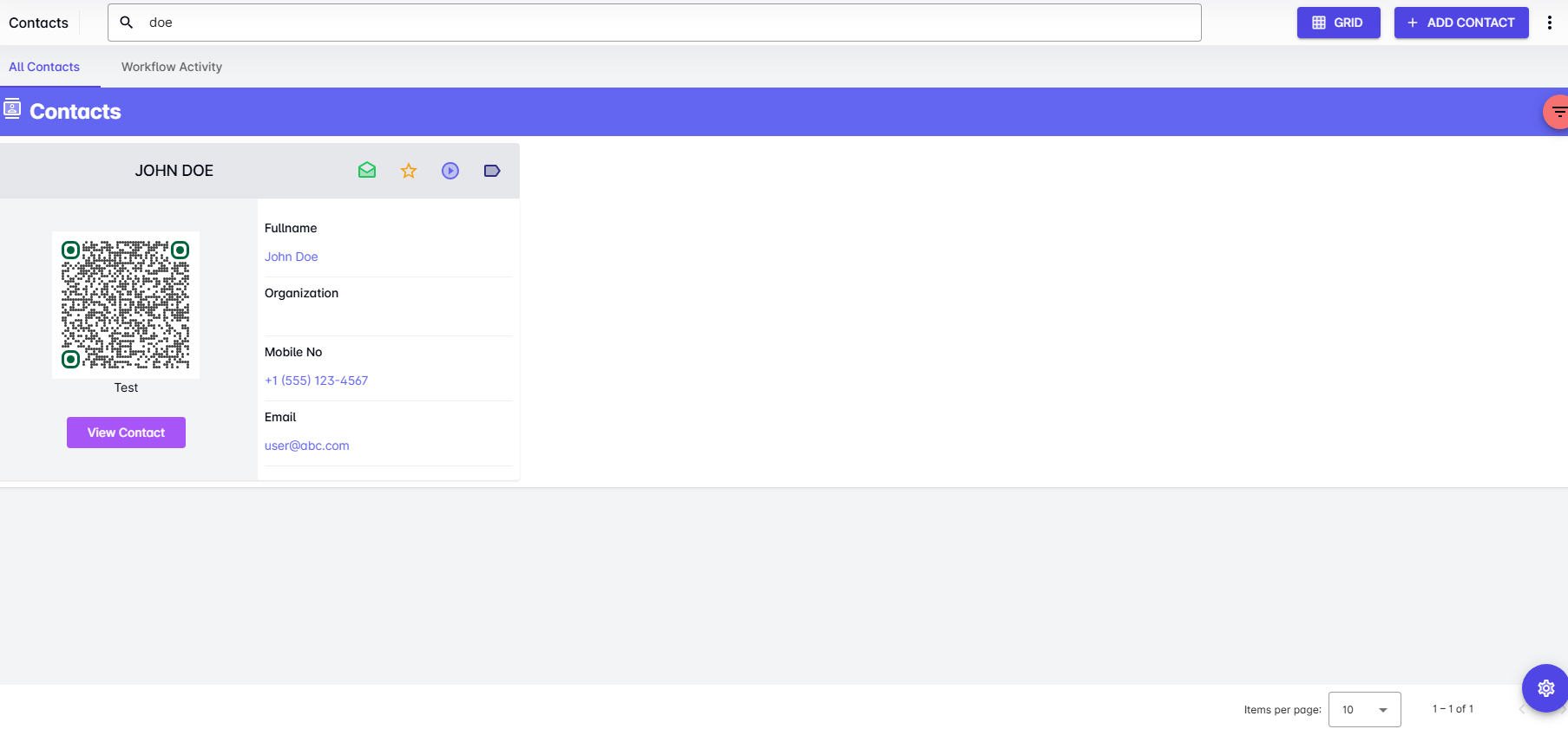 Contact Management